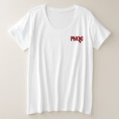 PMQG Tshirt femmes plus tailles (Design devant)
