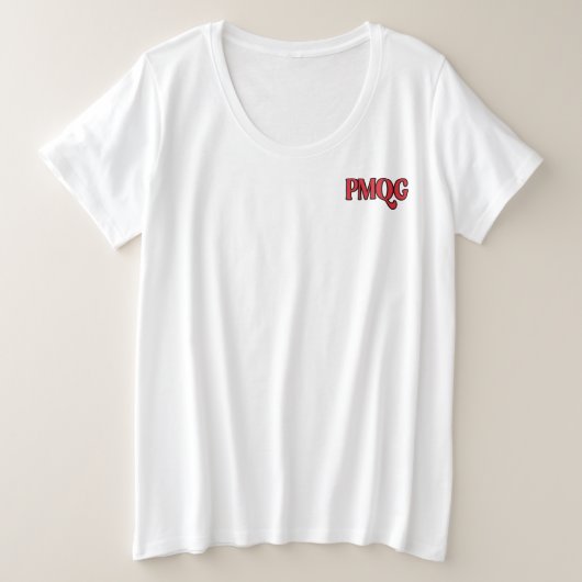 PMQG Tshirt femmes plus tailles (Design devant)