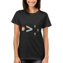 PMRP's T-shirt "Santa Claus verovert de Martians"