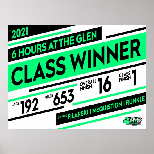 PMS - 6 uur bij het Poster Glen Winner (Voorkant)