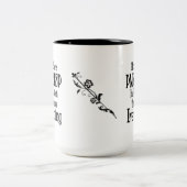 PMS et ESP Humour femmes Mug café (Centre)