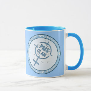PMS-Mok - Blauw Logo 2 Mok