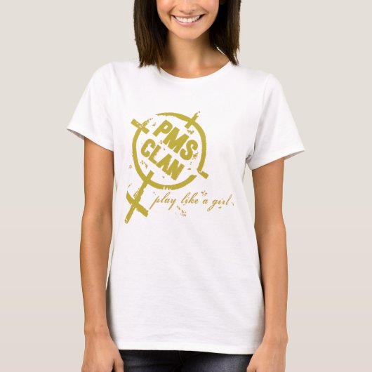 PMS Shirt - Gold Logo (Voorkant)