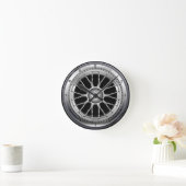 Pneu de voiture Acier Horloge murale (Maison)