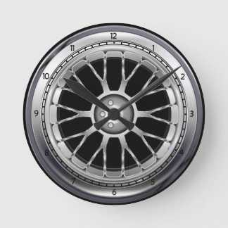 Pneu de voiture Acier Horloge murale