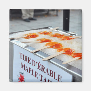 Pneu d'érable Taffy D'Erable Québec Magnet Canada