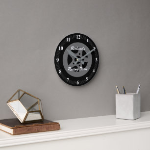 Pneu et horloge murale de jante personnalisée