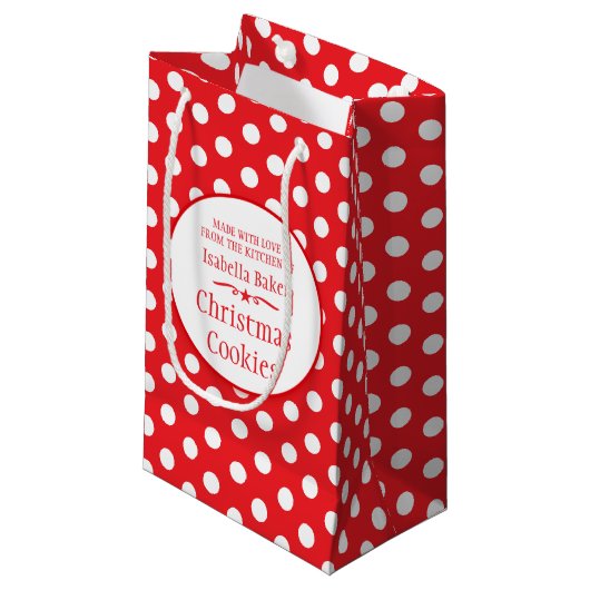 Pneuka blanc rouge - échange de biscuits / sacs ca (Devant Angle)