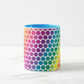 Pneuka coloré point motif tache tache mug (Centre)