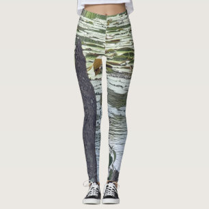 Pneumatophores vijver camouflage look leggings