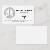 Pneumoloog Medicals Visitekaartje (Voorkant / Achterkant)