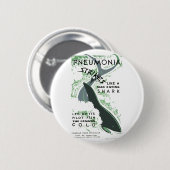 Pneumonie stakingen ronde button 5,7 cm (Voorkant /achterkant)