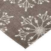 Pneus blancs sur nappes Brown (Angle)