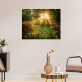 Pneus dans les bois Poster Artwork Mural