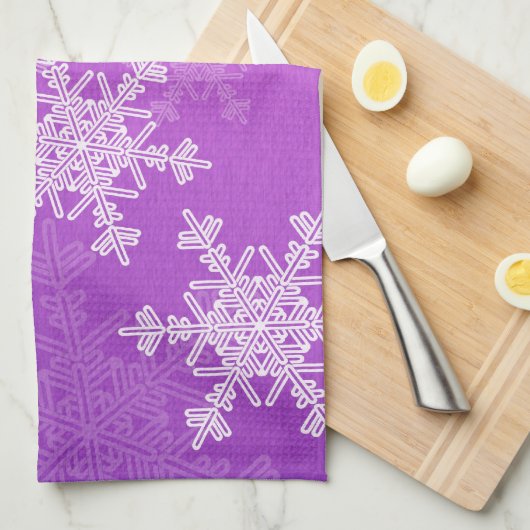 Pneus violets Serviette de Noël (Quart Plié)