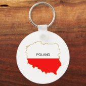 Png Poolse kaart Sleutelhanger (Voorkant)