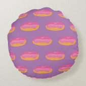 Pnk Donuts Rond Kussen (Achterkant)