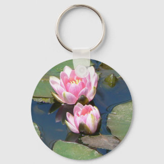 Pnk Water Lilies Sleutelhanger