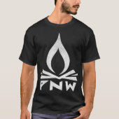 PNW Campfire u2013 Cascadia Pacific Northwest T-shirt (Voorkant)