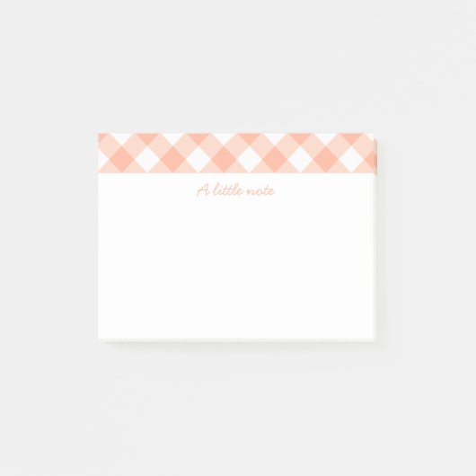 Poaches et notes post-it crème (Devant)