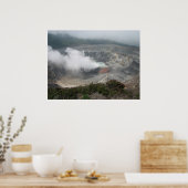 Poás Volcano Crater Poster (Keuken)