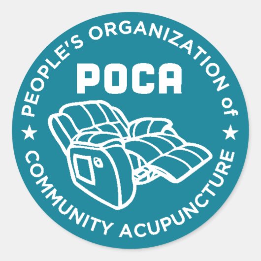 POCA-sticker Ronde Sticker (Voorkant)