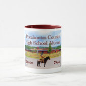 Pocahontas Comté Lycée Alumni café Mug (Centre)
