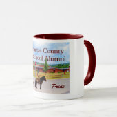 Pocahontas County High School Alumni Coffee Mok (Voorkant rechts)
