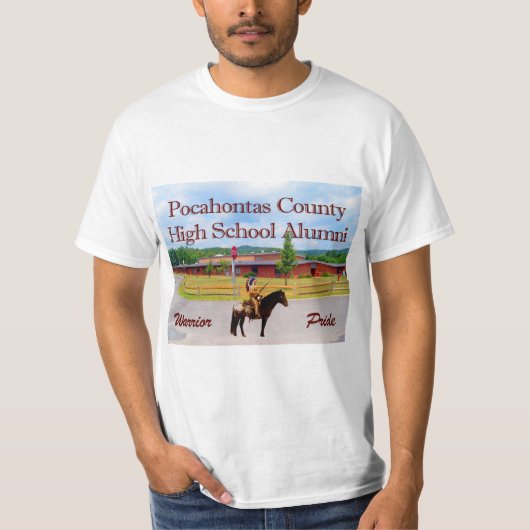 Pocahontas County High School Alumni T-shirt (Voorkant)