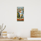 Pocahontas Native American Maiden Vintage Ad Poster (Keuken)