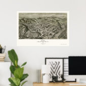 Pocahontas, VA Panorama - 1911 Poster (Thuiskantoor)