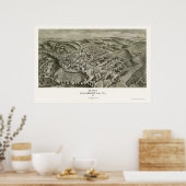 Pocahontas, VA Panorama - 1911 Poster (Keuken)