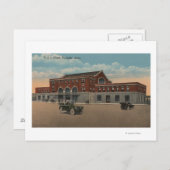 Pocatello, ID — Uitzicht buitenzijde trein Briefkaart (Voorkant / Achterkant)