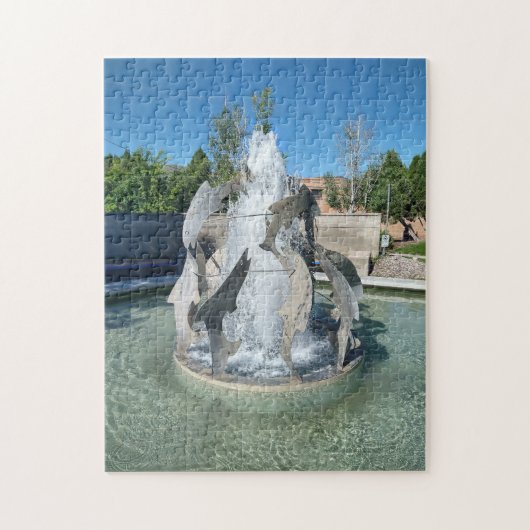 Pocatello Simplot Square Fontein Legpuzzel (Verticaal)