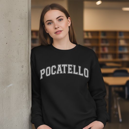 POCATELLO Sweatshirt de style universitaire Americ