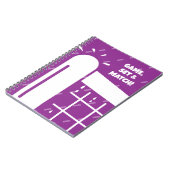 Poche de filet de tennis humide sur un carnet de j (Côté gauche)