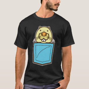 Poche de loutres de mer Drôle mignon Sweat - shirt
