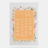 Poche de siège Mariage Fleur sauvage Sunny ID1023 (Recto)