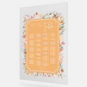 Poche de siège Mariage Fleur sauvage Sunny ID1023 (Angle)