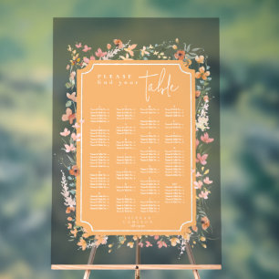 Poche de siège Mariage Fleur sauvage Sunny ID1023