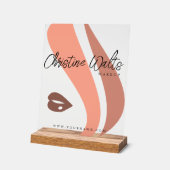 Poche douce moderne et maquillage terrestre QR (Angle)