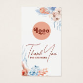 Poche et emballage tropical bleu (Devant)