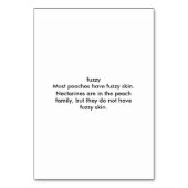 Poche Fuzzy, Cartes Flashs De Lecture Adjective (Dos)