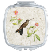 Miroir Bronzy de contrat de colibri d'Inca