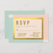 Poche Monnaie + Phuile d'or RSVP | MARIAGE (Devant / Derrière)