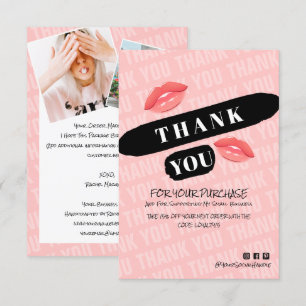 Poche noir brosse Kiss Photo Order Merci