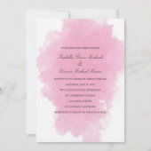 Poche rose | Faire-part de mariage (Devant)