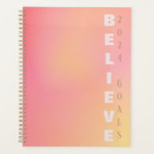 Poche rose Positif Dégradé esthétique "Croire" (Devant)