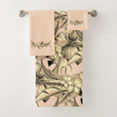 Poche Subtile Et Design Floral Tan (En situation)