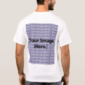 Poche T-shirt personnalisable et dossier vertical (Dos)